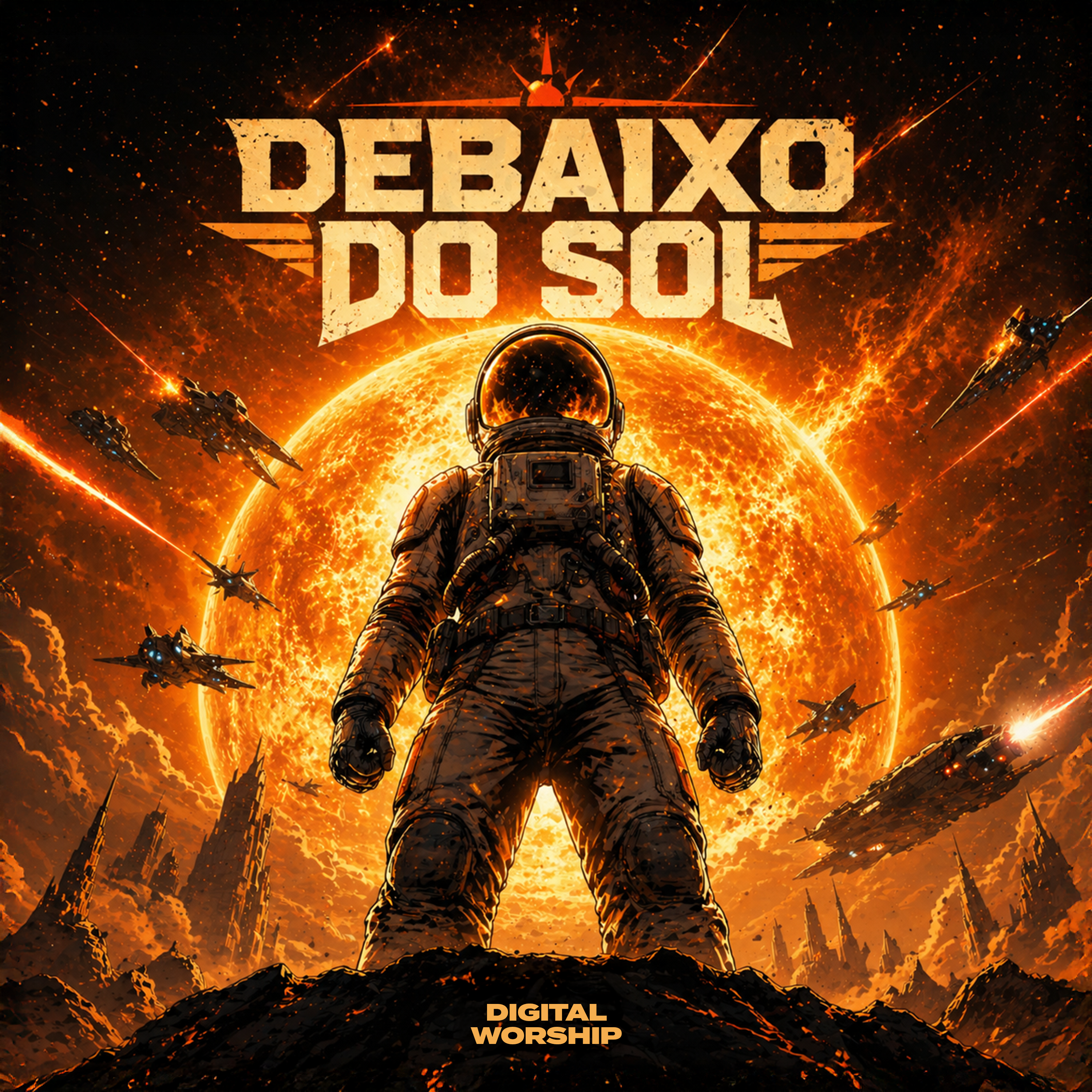 Arte do Álbum DEBAIXO DO SOL